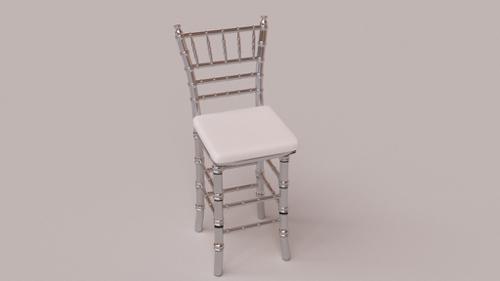 Simple chair in cycles preview image